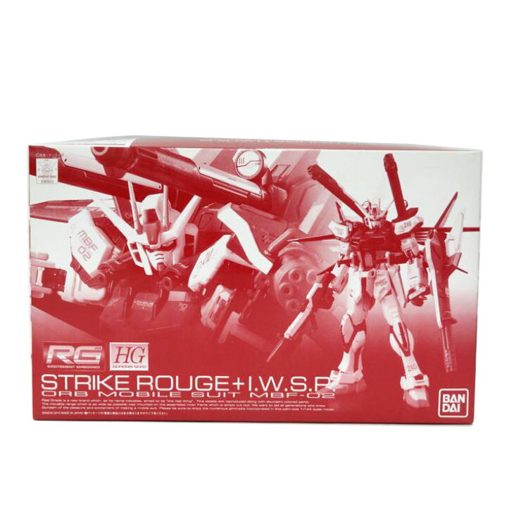 楽天市場】BANDAI バンダイ/RG/ストライクルージュ+I.W.S.P./ABランク  