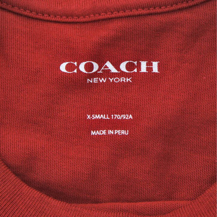楽天市場】COACH コーチ/ボタニカルフラワーポケットTシャツ/F30332 