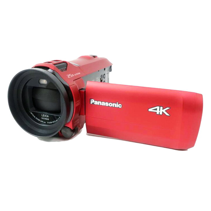楽天市場】Panasonic/4K対応ビデオカメラ レッド/HC-VX992MS-R  