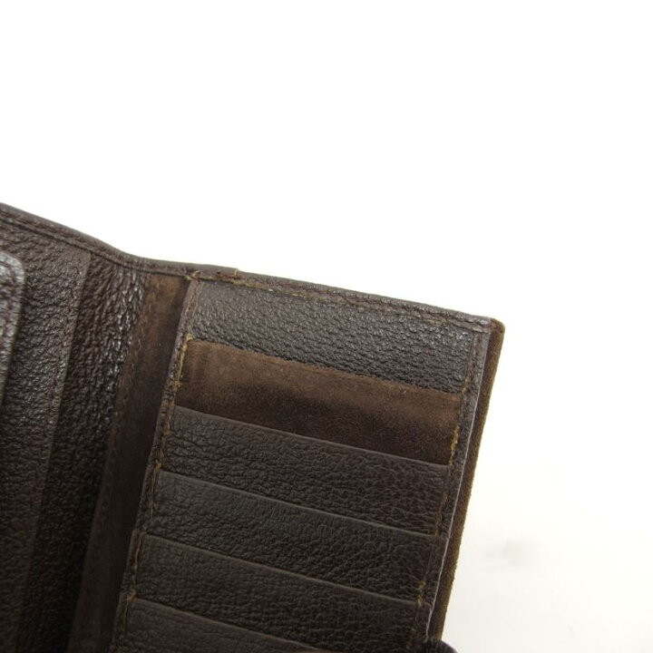 楽天市場】GUCCI グッチ/バンブー/Wホック二つ折り長財布/ブラウン/035  