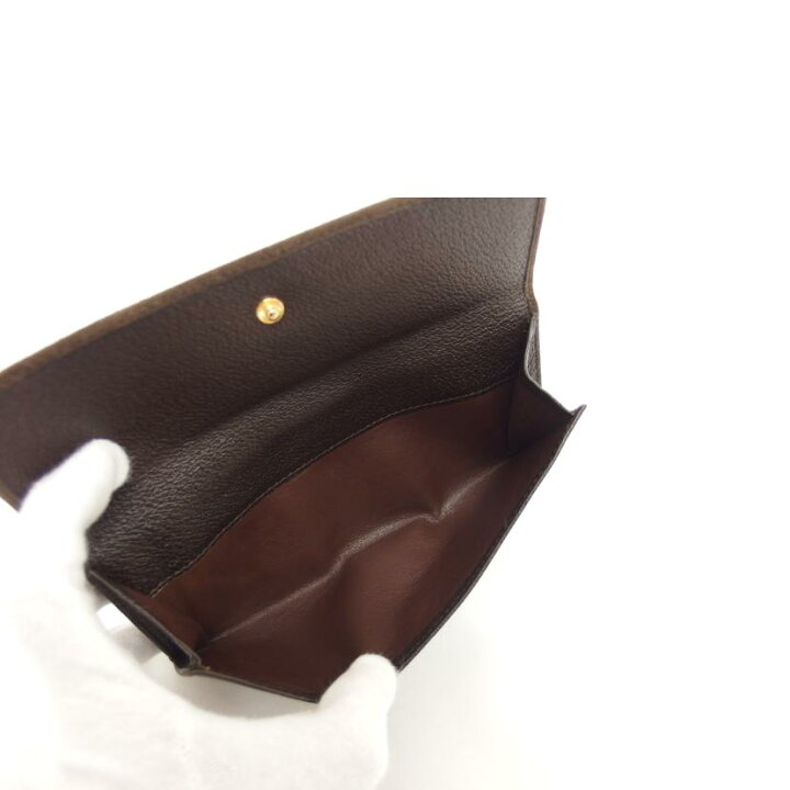 楽天市場】GUCCI グッチ/バンブー/Wホック二つ折り長財布/ブラウン/035  