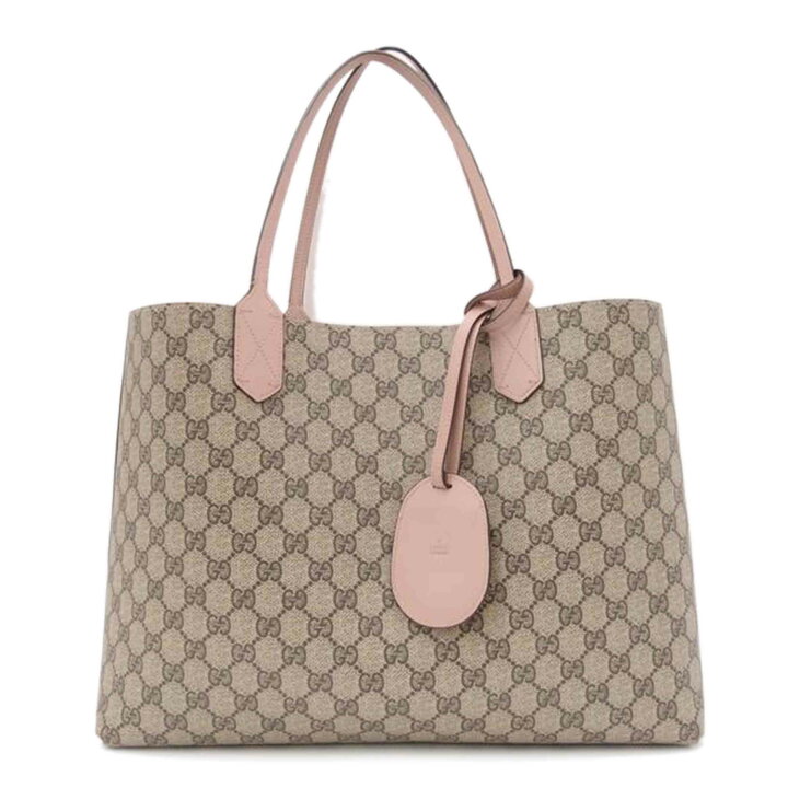楽天市場】GUCCI グッチ/GGスプリームリバーシブルトート/ピンク  