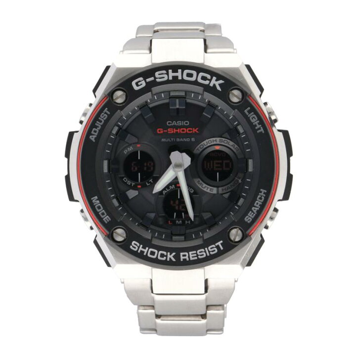 楽天市場】CASIO カシオ/G-SHOCK G-STEEL電波ソーラー/GST-W100D-1A4JF 
