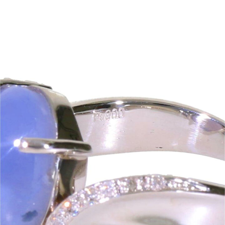 楽天市場】◎Pt900 スターサファイアダイヤリング8.41/0.15ct/Aランク  