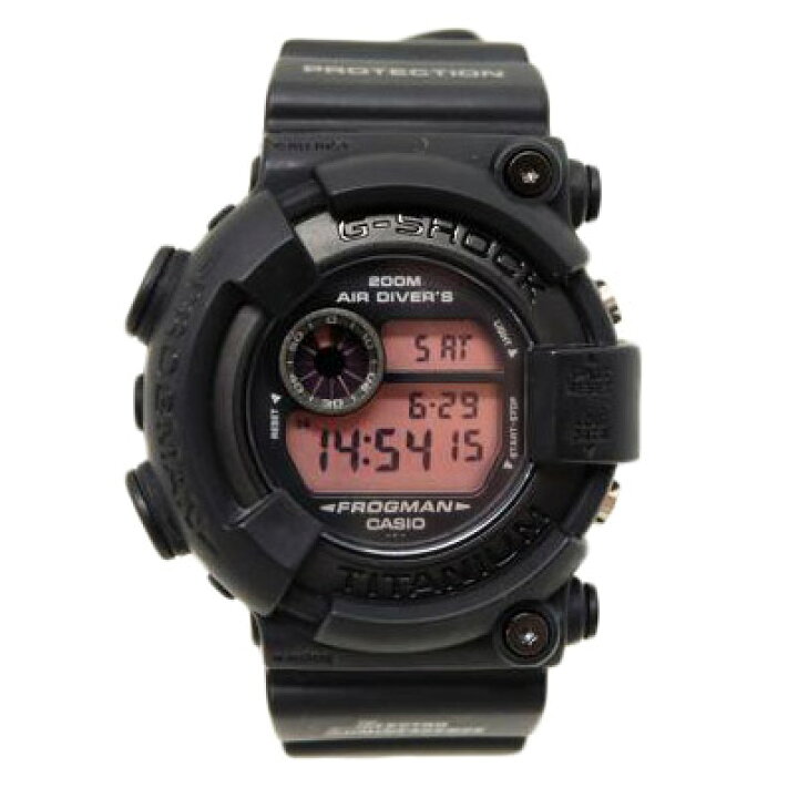 楽天市場】CASIO カシオ/G-SHOCK FROGMAN リアルブラック/DW-8200/A 