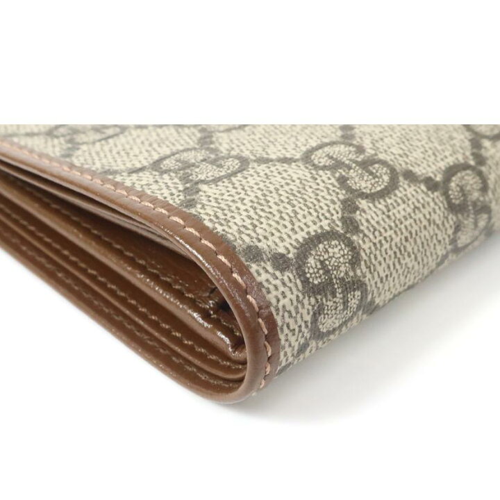 楽天市場】GUCCI グッチ/GG 二つ折り財布 ブラウン/673000/SAランク/65  