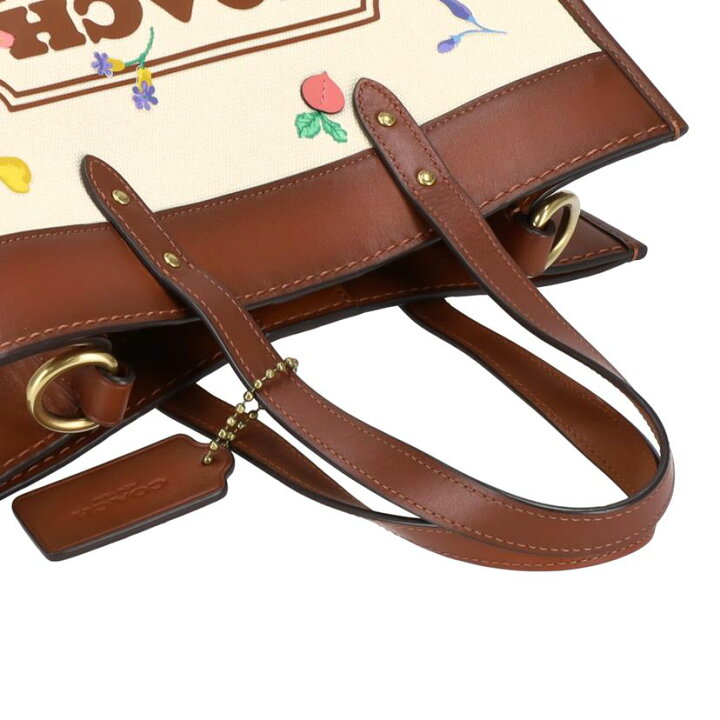 楽天市場】COACH コーチ/フィールドトート30ウィズガーデンエンブロイ 