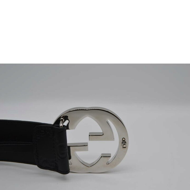 楽天市場】GUCCI グッチ/グッチシマシグネチャーGレザーベルト90  