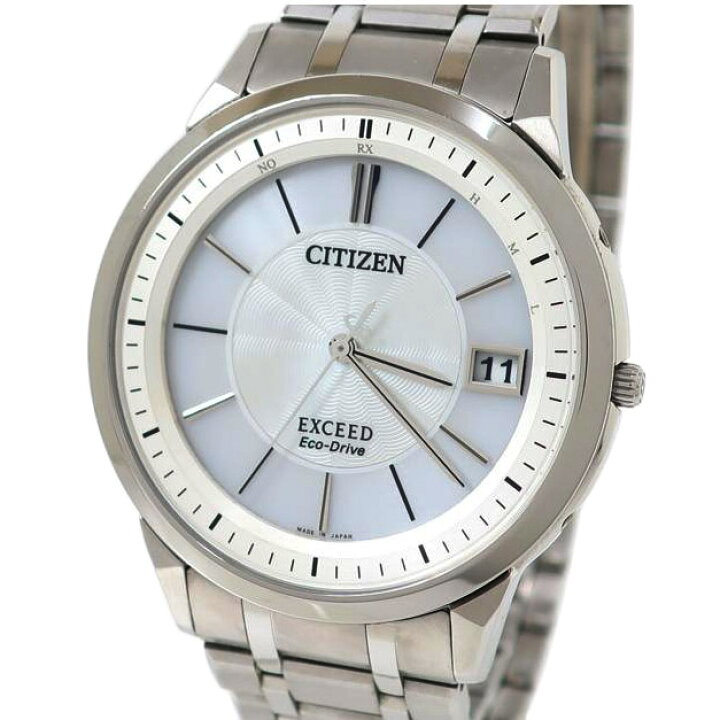 楽天市場】CITIZEN シチズン/エクシード EXCEED ソーラー電波時計/H113 