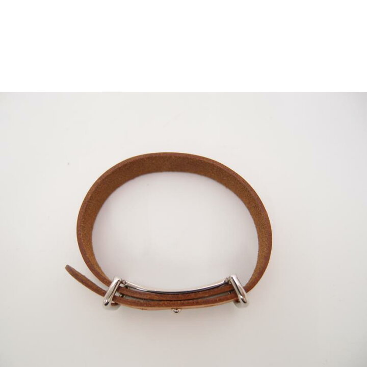 楽天市場】HERMES エルメス/アビ2ブレスレット/ブラウン/16cm/□D/A  