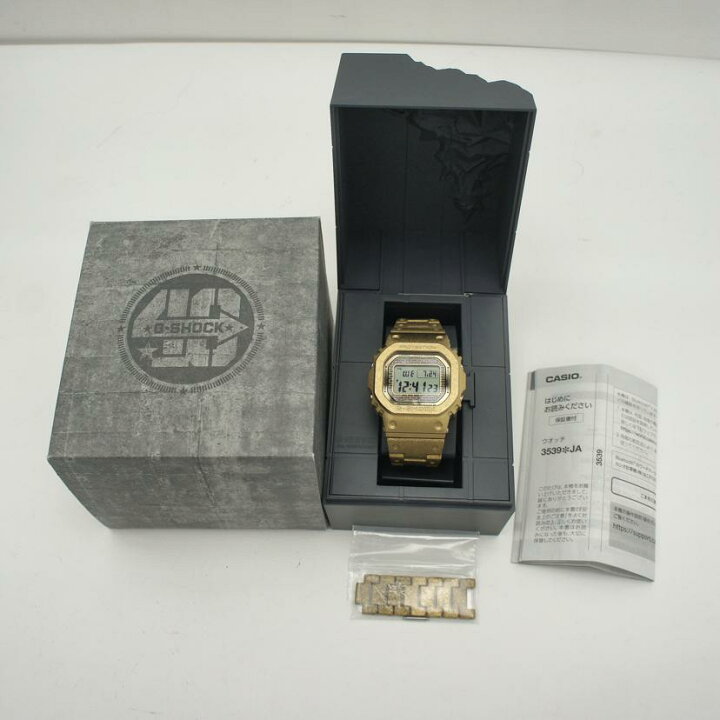 楽天市場】CASIO カシオ/G-SHOCK/40周年限定/タフソーラー/ゴールド 