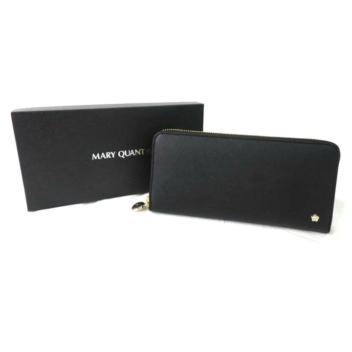 楽天市場】MARY QUANT マリークワント/長財布 黒/Aランク/84【中古 