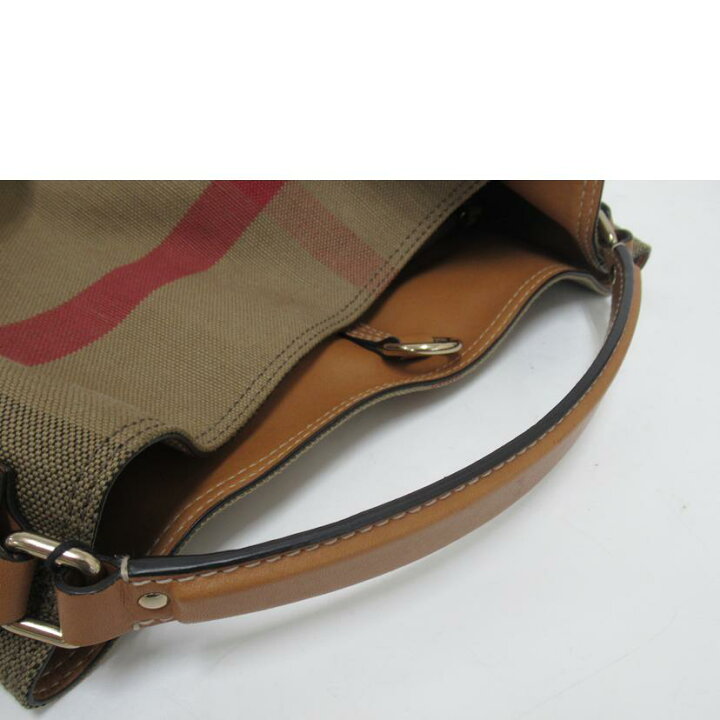 楽天市場】BURBERRY/キャンバスハンド ハンドバッグ/キャンバス/SA  