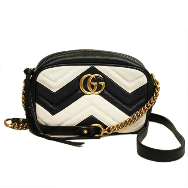 楽天市場】GUCCI グッチ/GGマーモントキルティングレザーショルダー  