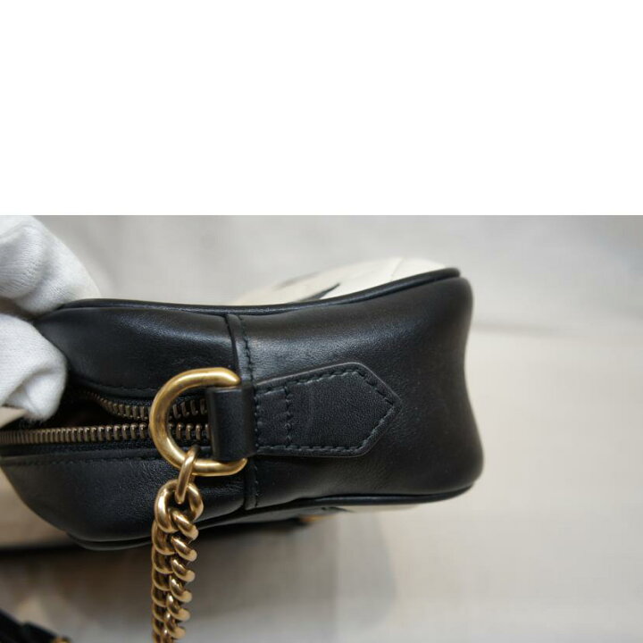 楽天市場】GUCCI グッチ/GGマーモントキルティングレザーショルダー  
