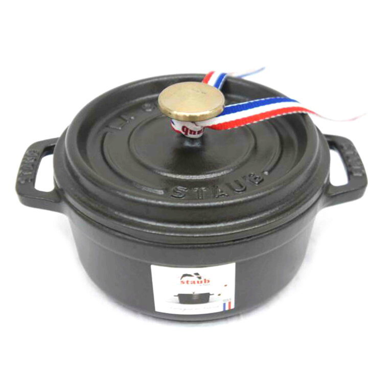 楽天市場】Staub ストウブ/ピコ ココット ラウンド 12cm ブラック/両手  