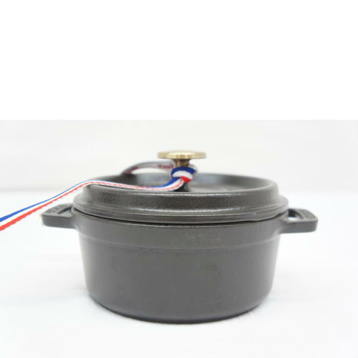 楽天市場】Staub ストウブ/ピコ ココット ラウンド 12cm ブラック/両手  