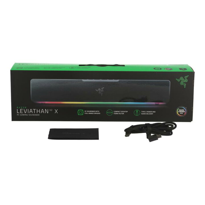 楽天市場】RAZER レイザー/ゲーミングサウンドバー/Leviathan V2 X 