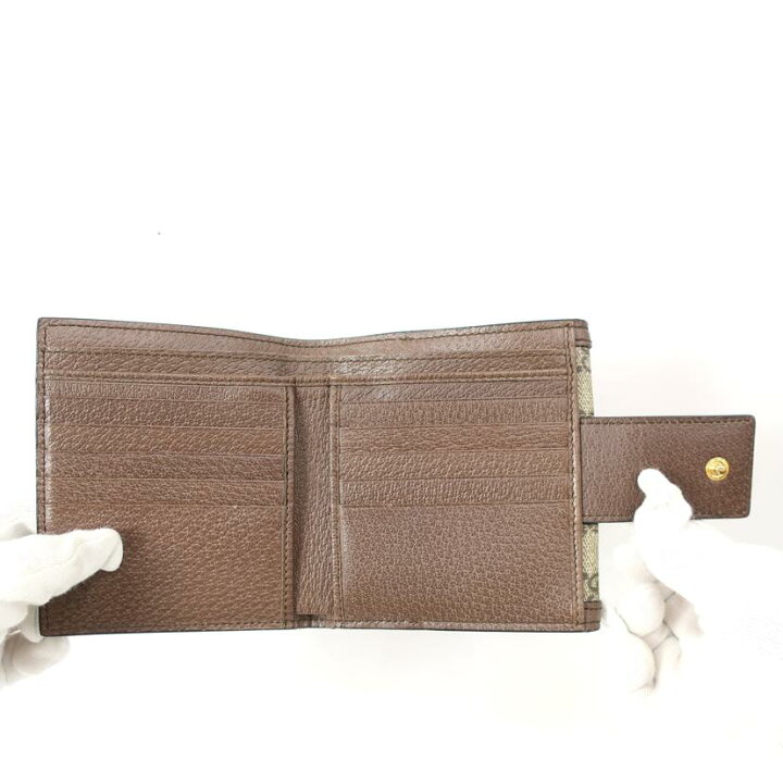 楽天市場】GUCCI グッチ/GG柄 二つ折り財布/523173/Aランク/65【中古  
