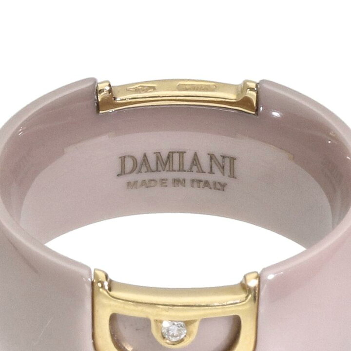 楽天市場】DAMIANI ダミアーニ/K18PGセラミックリング#17/パープル/AB  