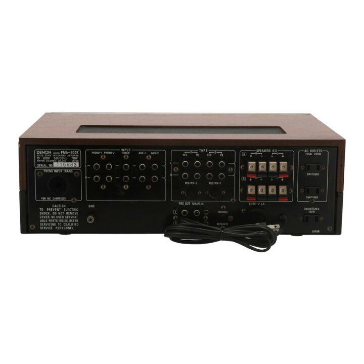 楽天市場】DENON デノン/プリメインアンプ/PMA-500Z/115683/Bランク/05  