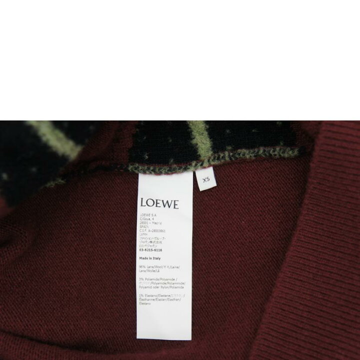 楽天市場】LOEWE ロエベ/アシンメトリーカーディガン/Aランク/18【中古  