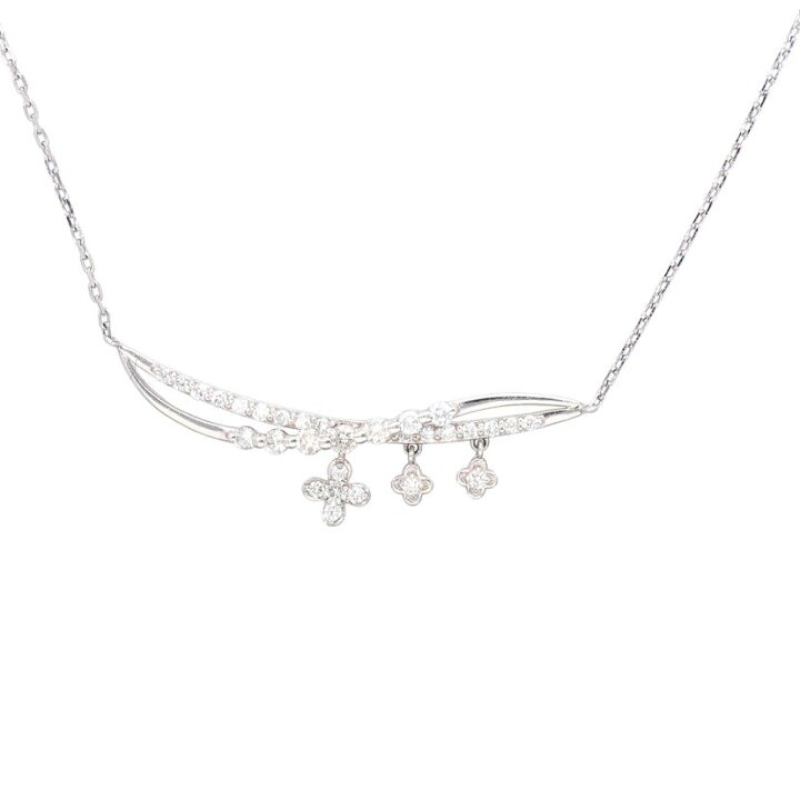 楽天市場】PT900/850ダイヤネックレス0.50ct/Aランク/65【中古  