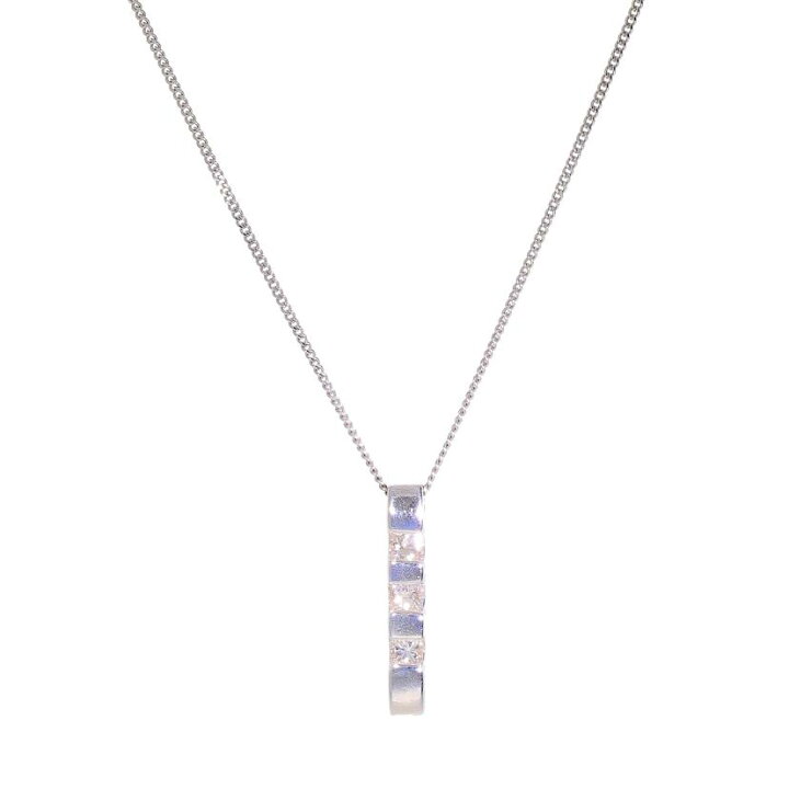 楽天市場】K18WGダイヤネックレス0.32ct/Aランク/71【中古  