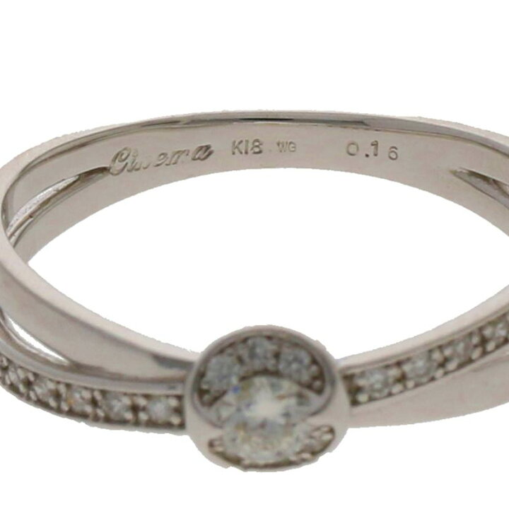 楽天市場】K18WGダイヤリング0.16ct/Aランク/71【中古】 : ワンダー  