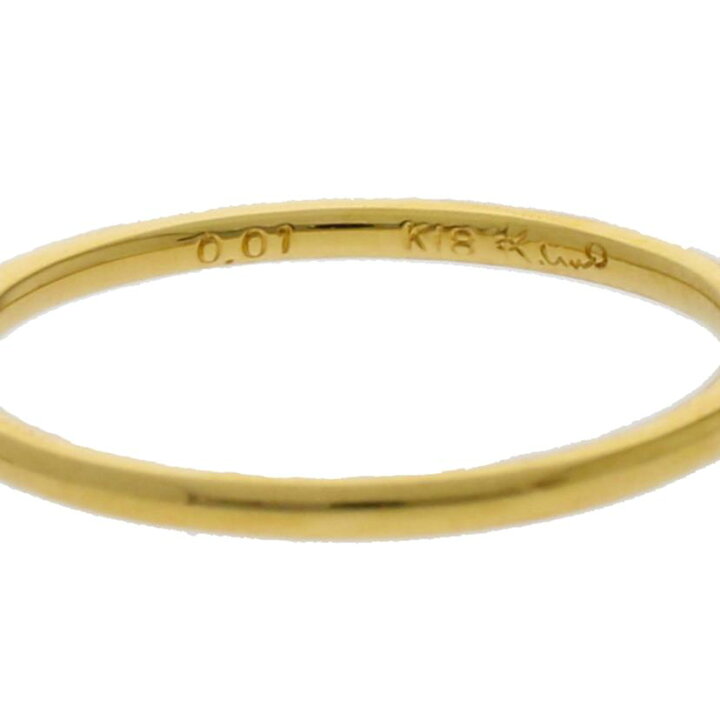 楽天市場】K.UNO ケイウノ/K18ダイヤリング0.01ct/Aランク/71【中古 