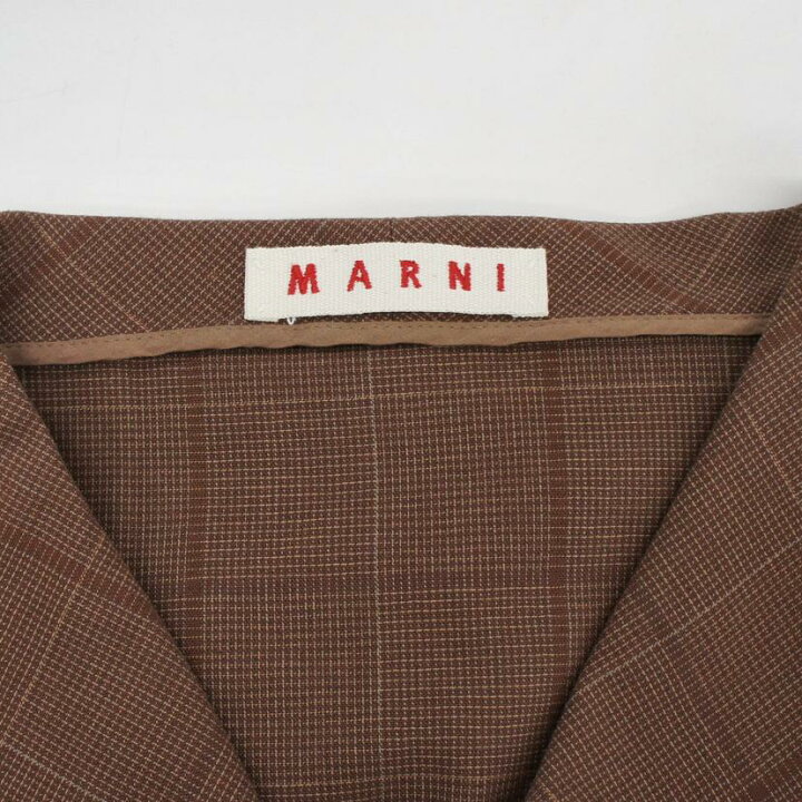 楽天市場】MARNI マルニ/コットンチェックコート/Aランク/19【中古  