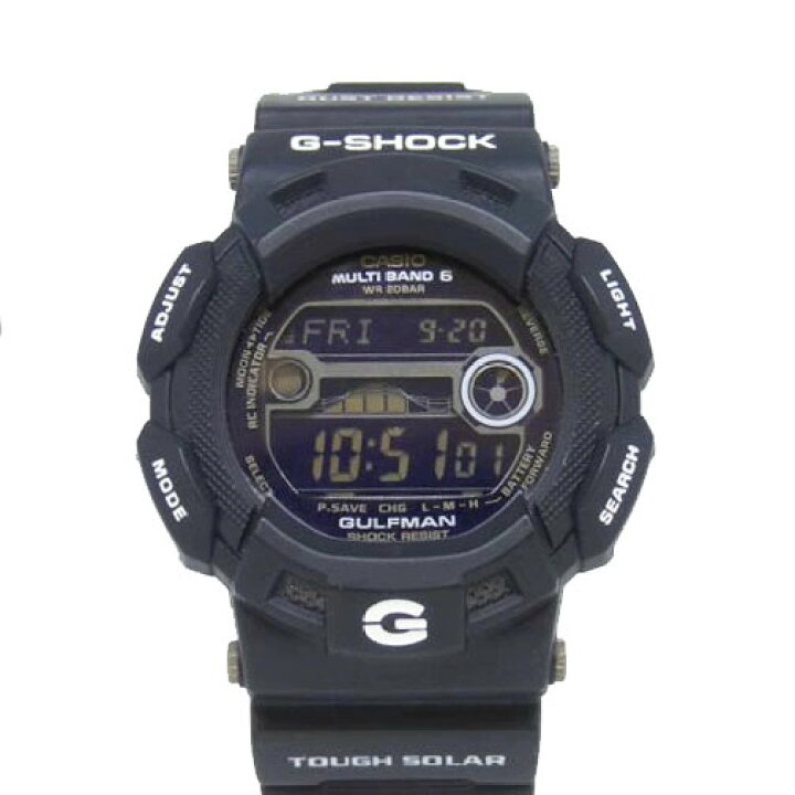 楽天市場】CASIO カシオ/G−SHOCK/GULFMAN/電波ソーラー/GW-9110BW/327  