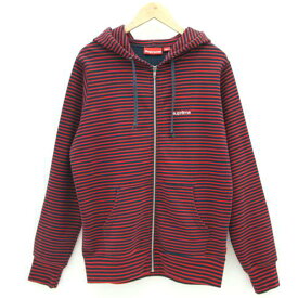 Supreme シュプリーム/ボーダージップパーカ/Aランク/19【中古】