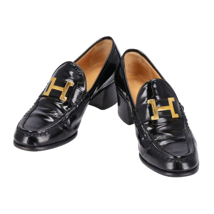 楽天市場】HERMES エルメス/コンスタンス/パテントレザーローファー 