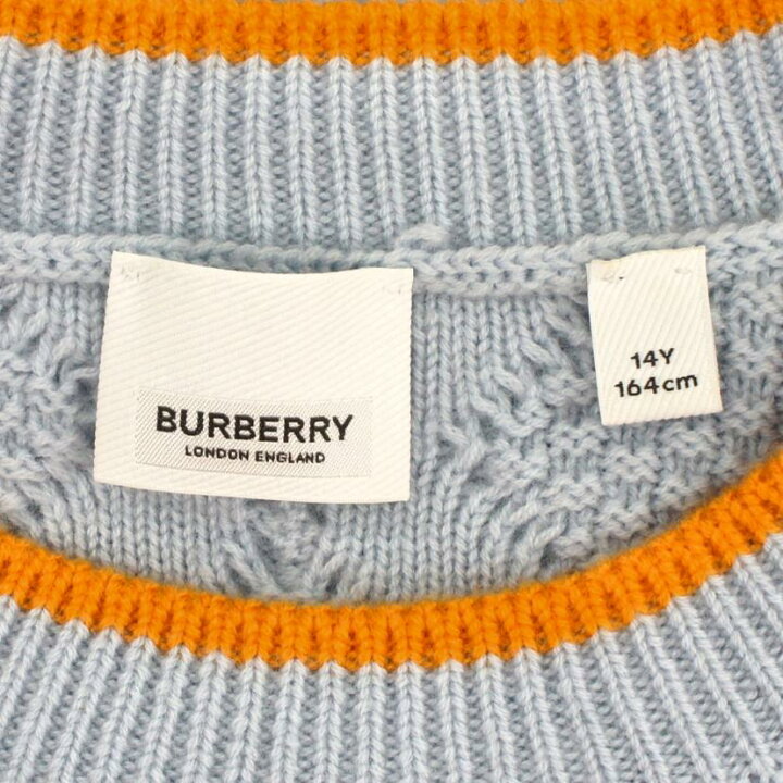 楽天市場】BURBERRY バーバリー/ニット長袖ワンピース/8022447/AB  