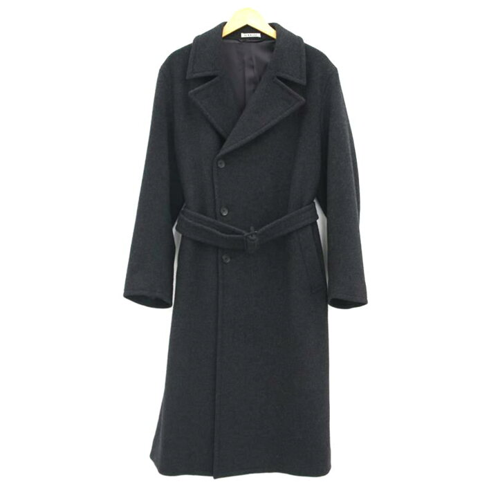 楽天市場】AURALEE オーラリー/LIGHT MELTON DOUBLE BREASTED COAT  