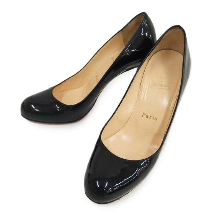 楽天市場】Christian Louboutin ルブタン/エナメル パンプス 黒/C 