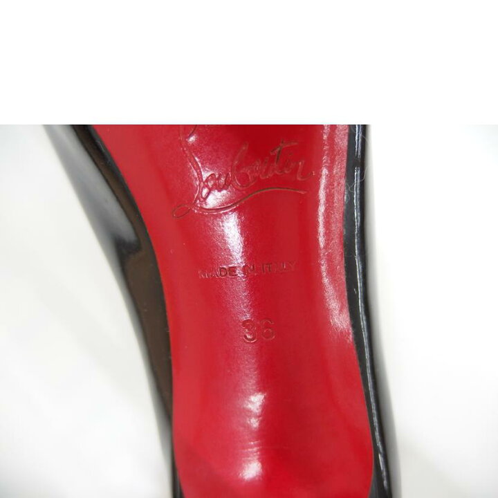 楽天市場】Christian Louboutin ルブタン/エナメル パンプス 黒/C 