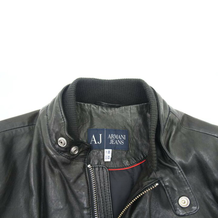 楽天市場】ARMANI JEANS アルマーニジーンズ/シープスキン ライダース 
