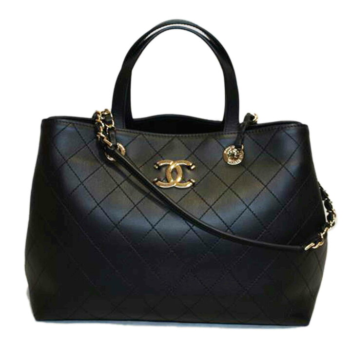 CHANEL シャネル/カーフスキンマトラッセ2WAYチェーンハンドバッグ 