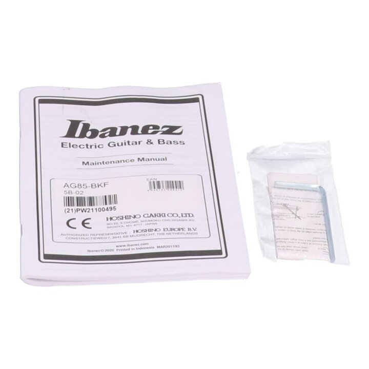 楽天市場】Ibanez アイバニーズ/エレキギター/AG85-BKF/PW21100495/B  