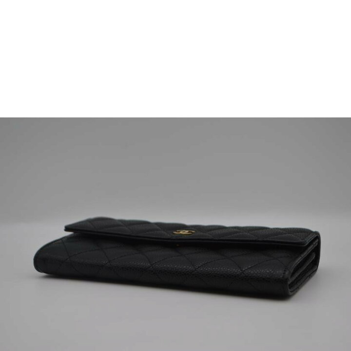 楽天市場】CHANEL シャネル/マトラッセキャビアスキンレザー長財布  