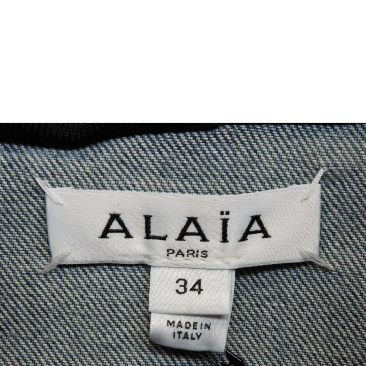 楽天市場】ALAIA アライア/イタリア製デニムジャケットフード付  