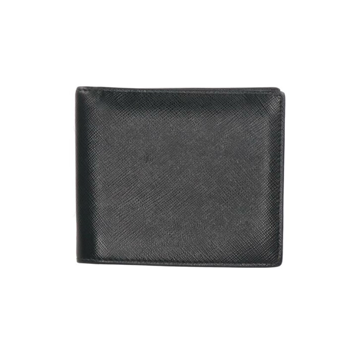 楽天市場】PRADA プラダ/サフィアーノ二つ折り財布/ブラック/2M0738/AB  