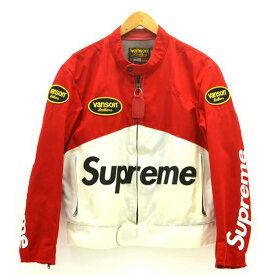 Supreme×vanson シュプリーム×バンソン/シュプリーム×ライダースジャケット/サイズ:S/Bランク/75【中古】