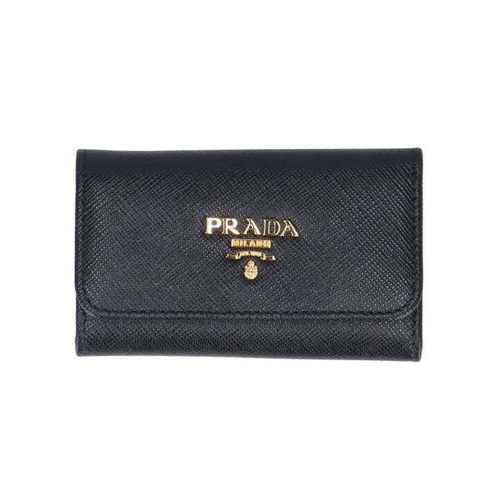 楽天市場】PRADA プラダ/サフィアーノ6連キーケース/ブラック/1PG222 