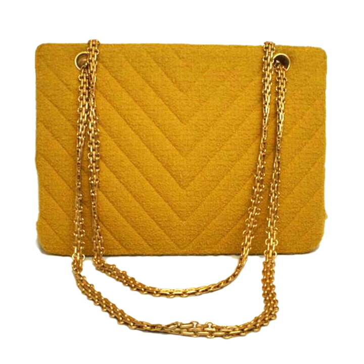 楽天市場】CHANEL シャネル/Vステッチキルティングウールチェーン 