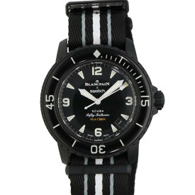 BLANCPAIN×swatch ブランパン×スウォッチ/スクーバフィフティファゾムス/オーシャンオブストーム/AT/SO35B400/SAランク/06【中古】
