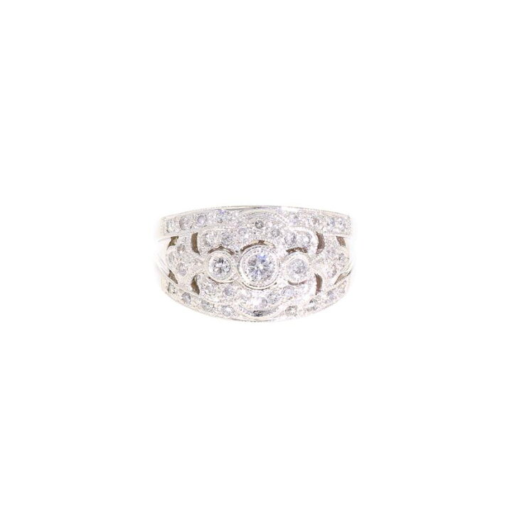 楽天市場】Pt900ダイヤリング0.50ct#10/ABランク/06【中古  