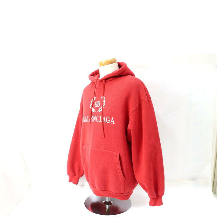 楽天市場】BALENCIAGA バレンシアガ/ロゴフーディ パーカー Sサイズ  
